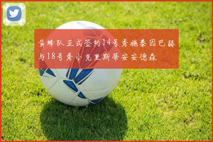 黄蜂队正式签约14号秀施泰因巴赫与18号秀小克里斯蒂安安德森